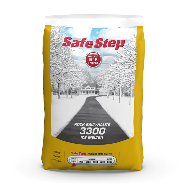 SAFESTEP ROCK SALT 3300 ICE MELTER