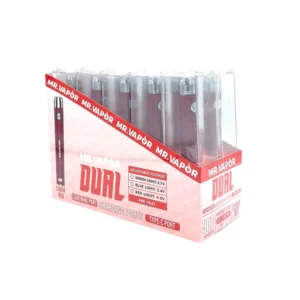 MR.VAPOR DUAL 900 MAH BATTERY 10CT- COBRA RED ($13.99 EACH)