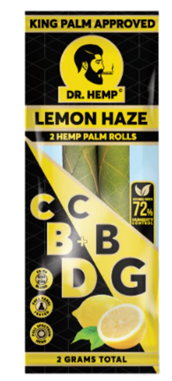 DR. HEMP CBD|CBG LEMON HAZE 2 HEMP PRE-ROLLS-20 PER BOX