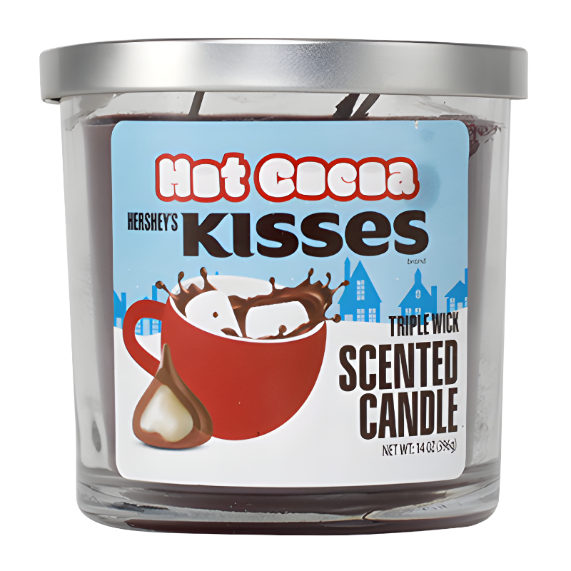 HERSHEY’S KISSES HOT COCOA CANDLE 14OZ