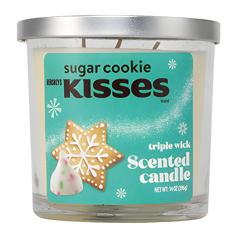 HERSHEY’S KISSES SUGAR COOKIE CANDLE 14OZ