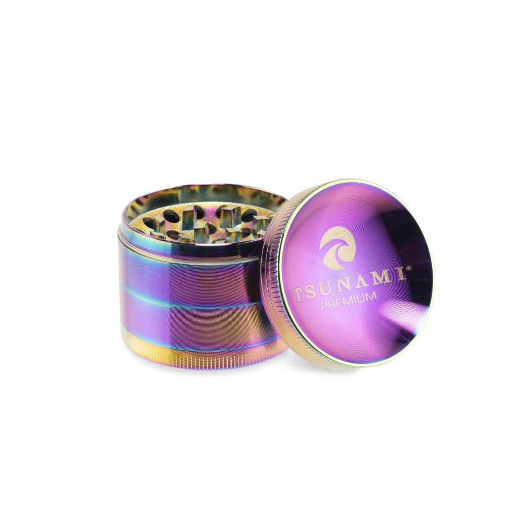 TSUNAMI DRY HERB GRINDER-RAINBOW