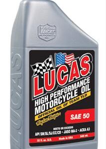 LUCAS HIGH PERFORMANCE MOTORCYCLE OIL