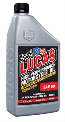 LUCAS HIGH PERFORMANCE MOTORCYCLE OIL