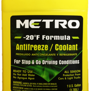 METRO ANTIFREEZE+COOLANT FULL STRENGTH-GREEN 1.GAL