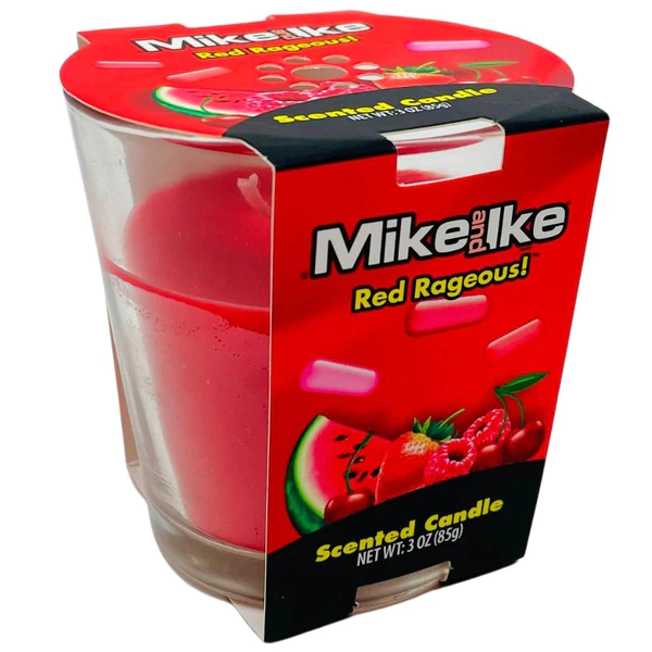 MIKE AND IKE RED RAGEOUS CANDLE 3OZ