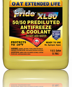 PRIDE XL EXTENDED LIFE ANTIFREEZE+COOLANT- ORANGE 50/50 1.GAL