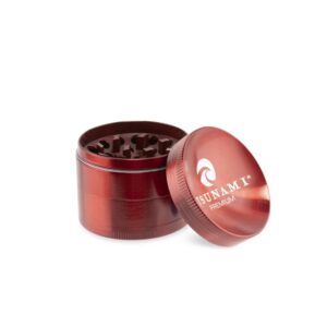 TSUNAMI DRY HERB GRINDER-RED