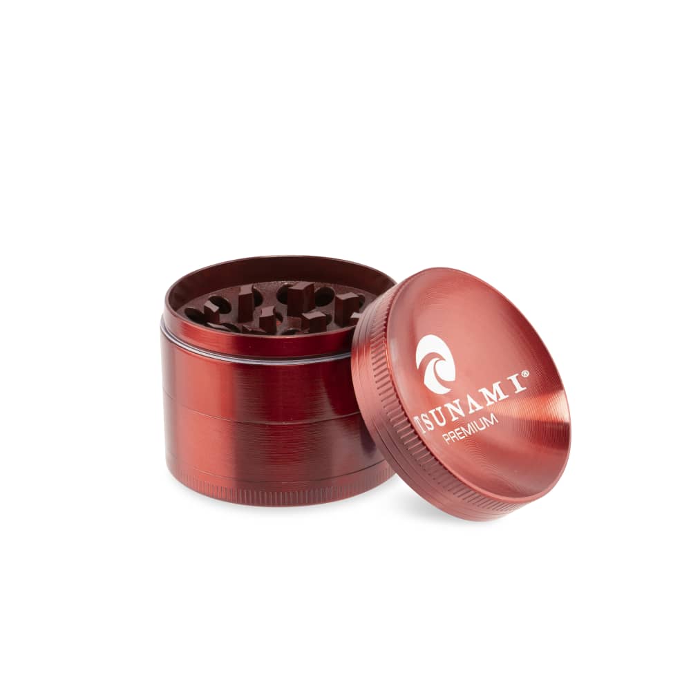 TSUNAMI DRY HERB GRINDER-RED