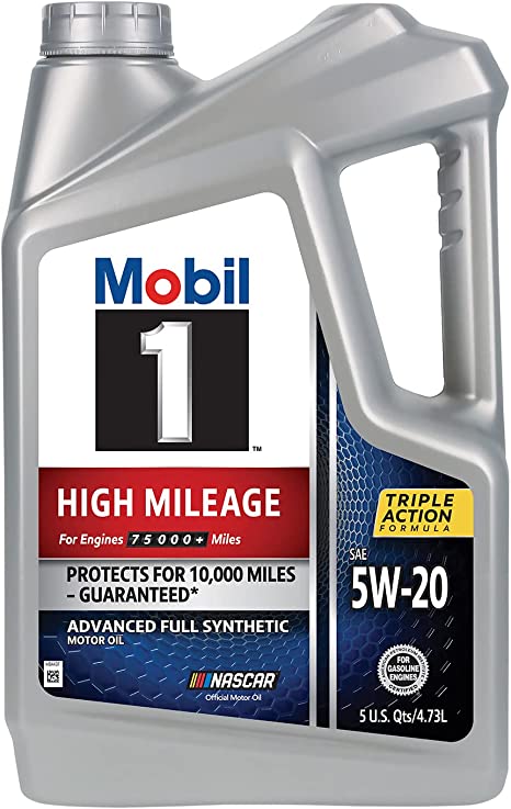 MOBIL1 5W-20 HIGH MILEAGE FULL SYNTHETIC  3/5QT