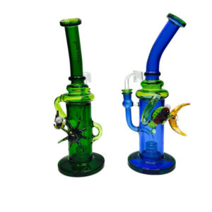 METRIX DESC PERC RECYCLER WITH GLASS ANIMALS ATTACHED WATERPIPE 11"