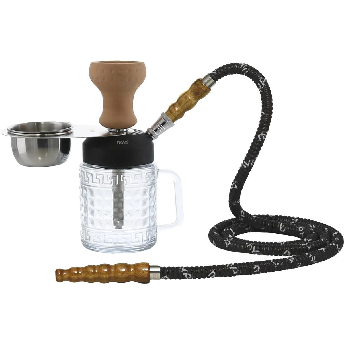 MYA JARRA HOOKAH- BLACK