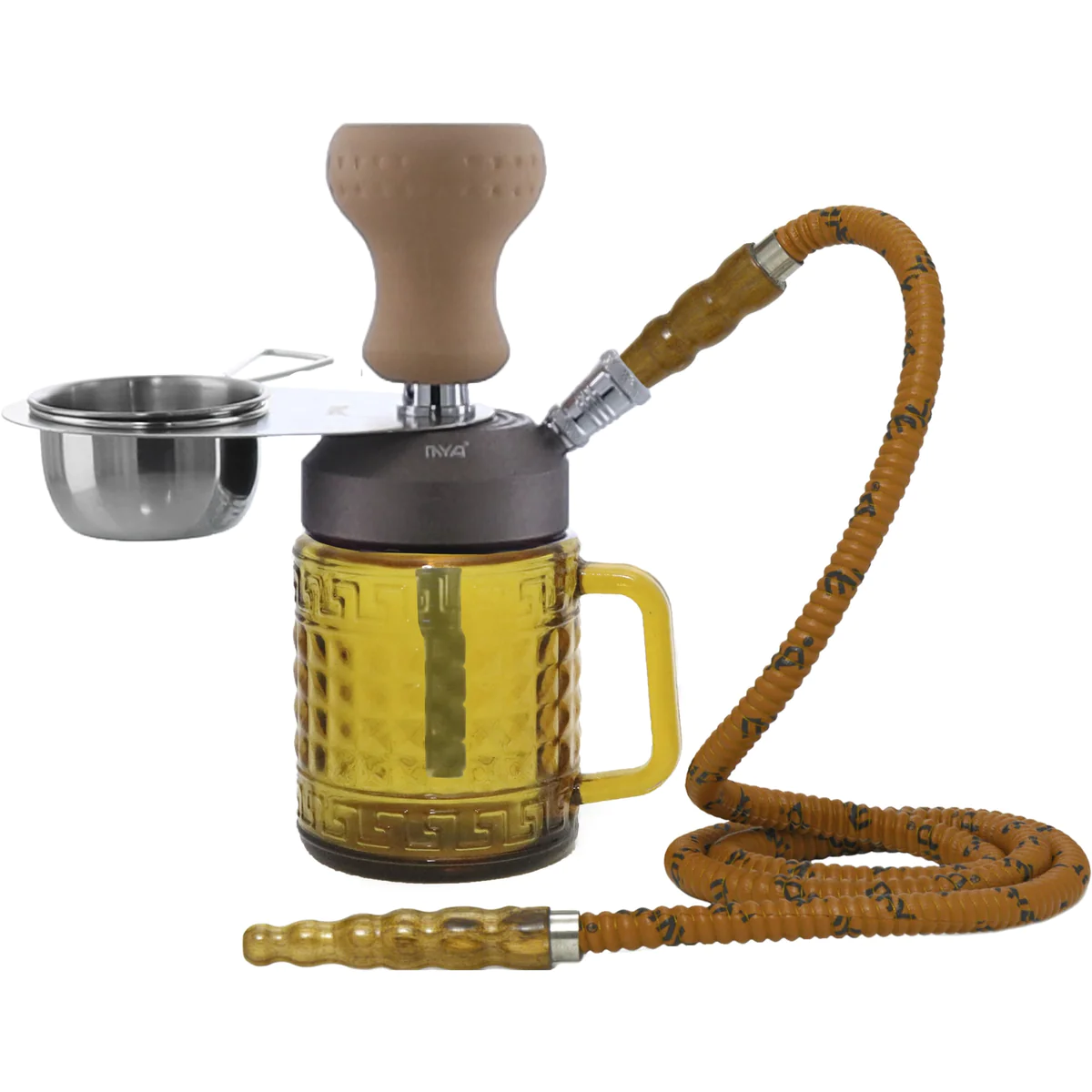 MYA JARRA HOOKAH- BROWN