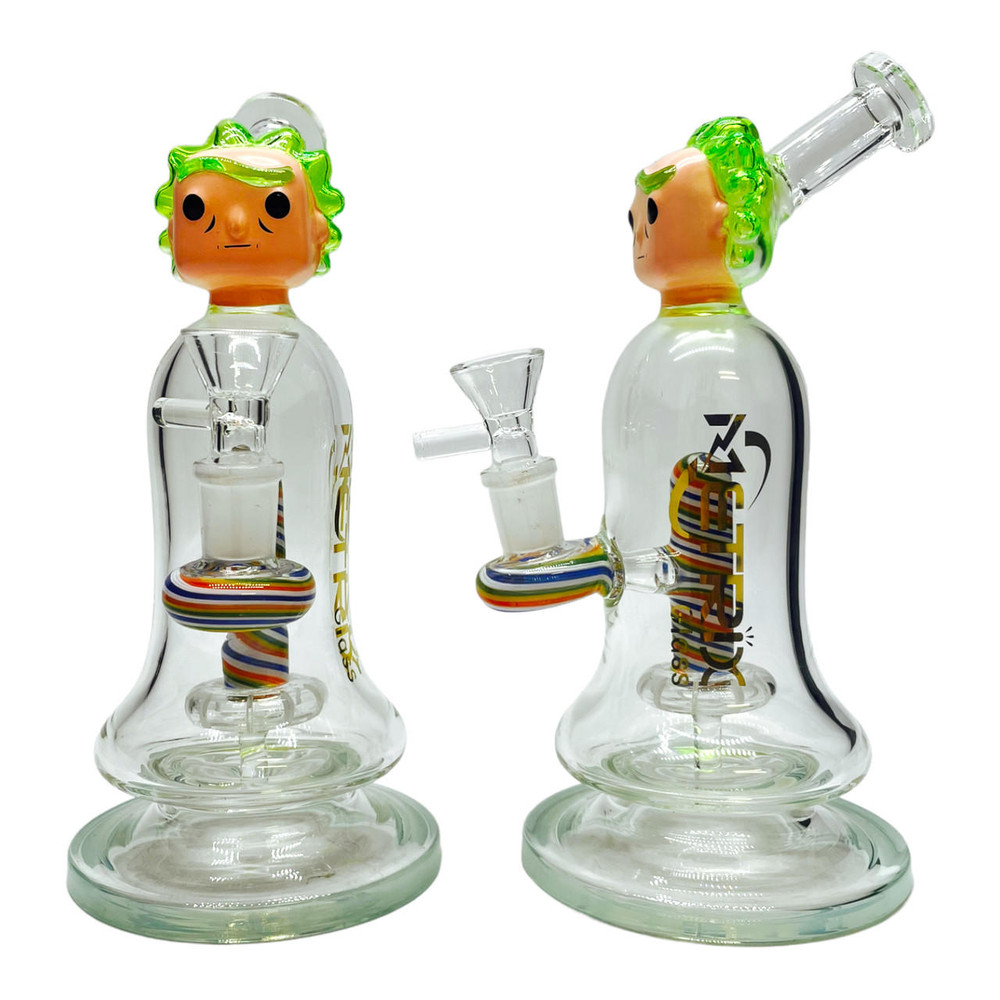 METRIX RICK & MORTY WITH DOME PERC WATERPIPE 8″