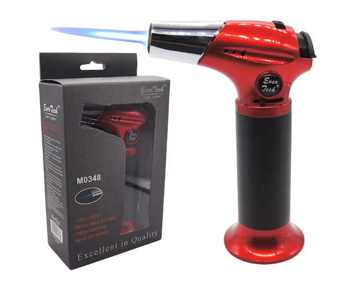 M0348 EVER TECH TABLE SIDE TORCH-RED/BLACK