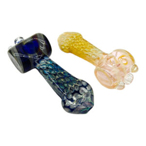 METRIX FUMED HAMMER FLAT HANDPIPE 5"