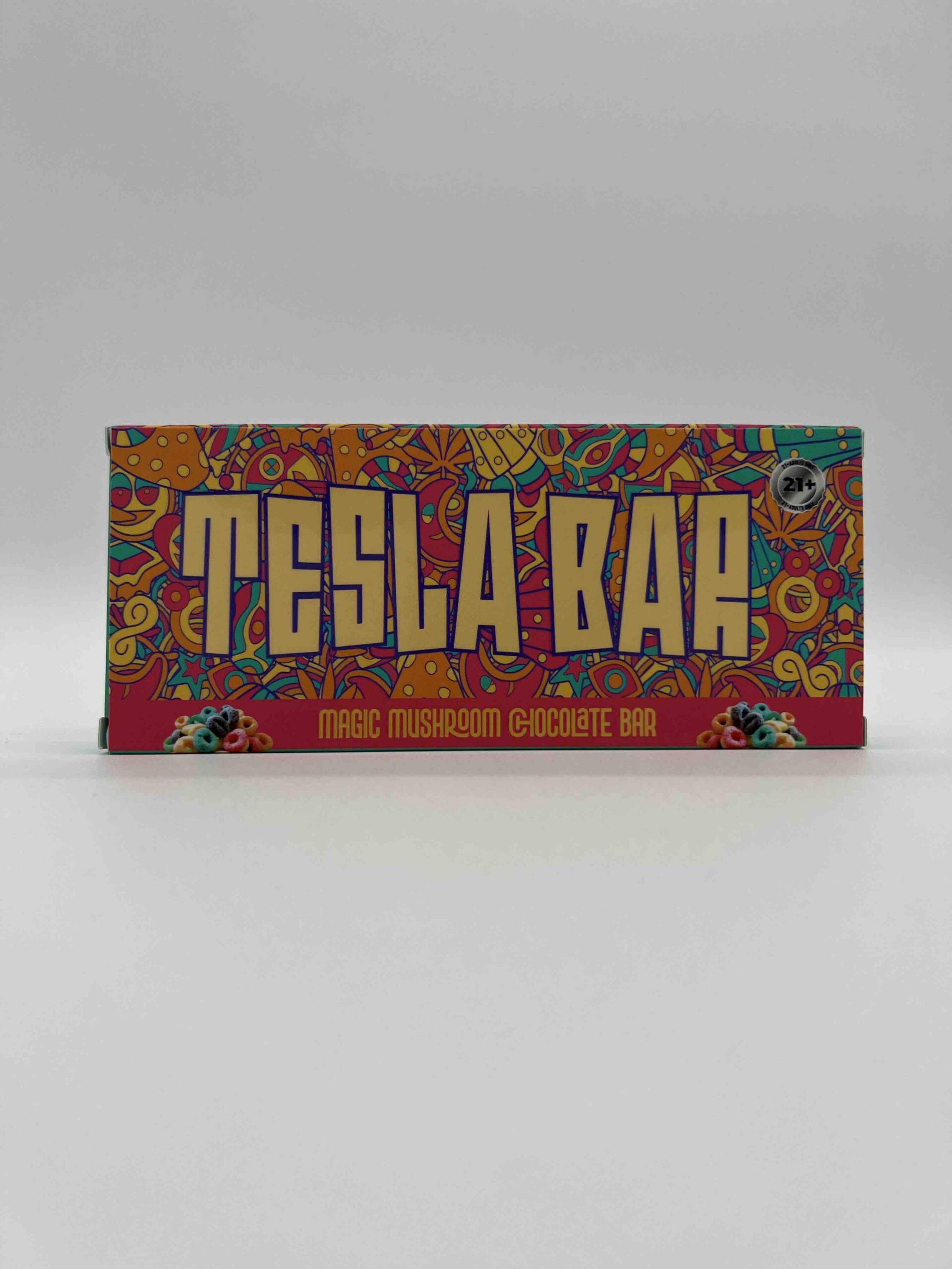 TESLA BAR- 10 MUSHROOM CHOCOLATE BAR- SHROOMY LOOPS