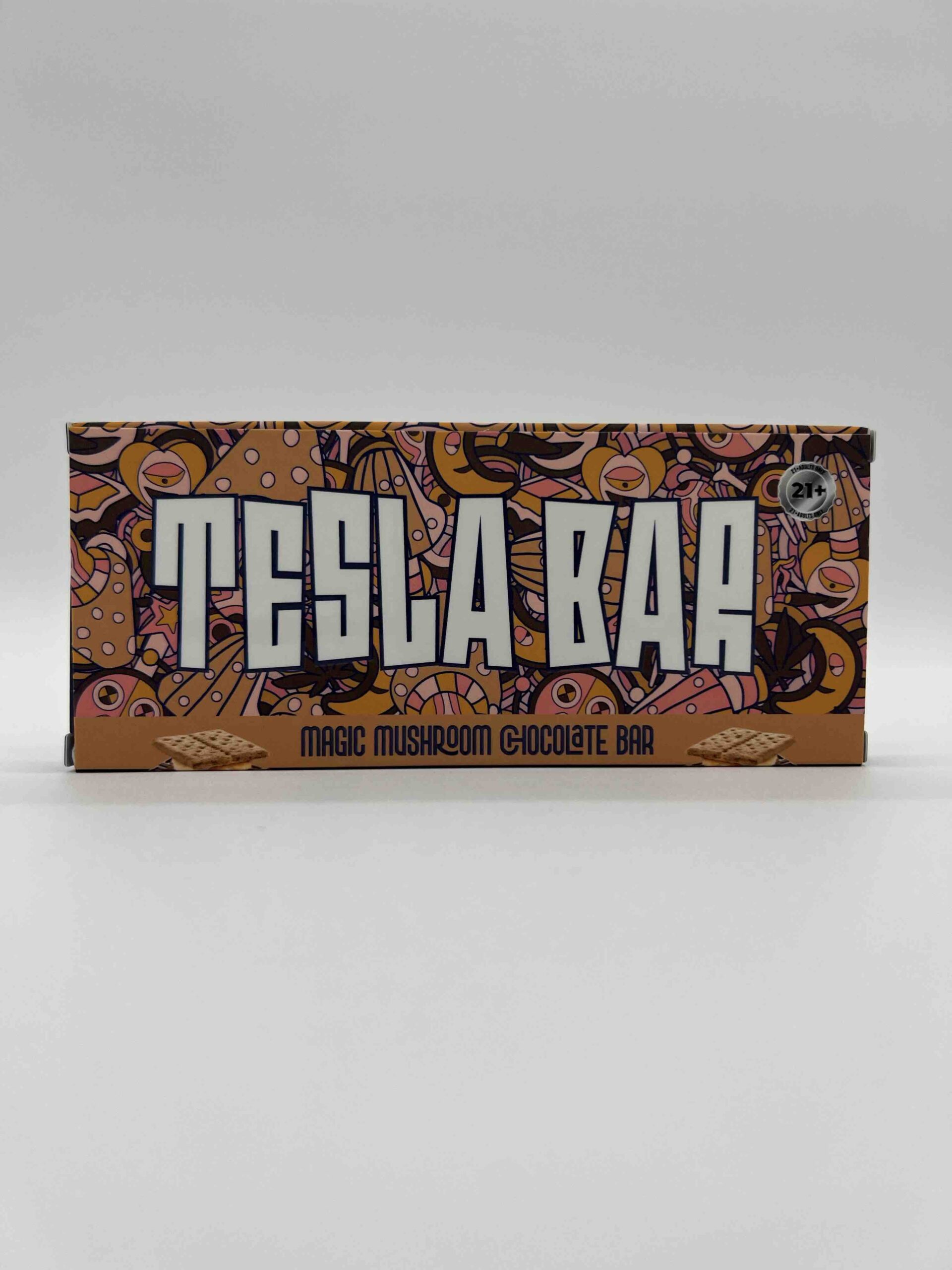 TESLA BAR- 10 MUSHROOM CHOCOLATE BAR- SMORES