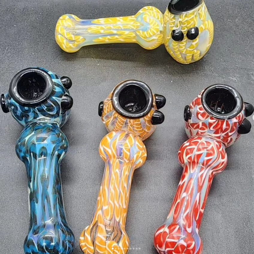 MULTICOLOR HANDPIPES 22 PCS IN A JAR