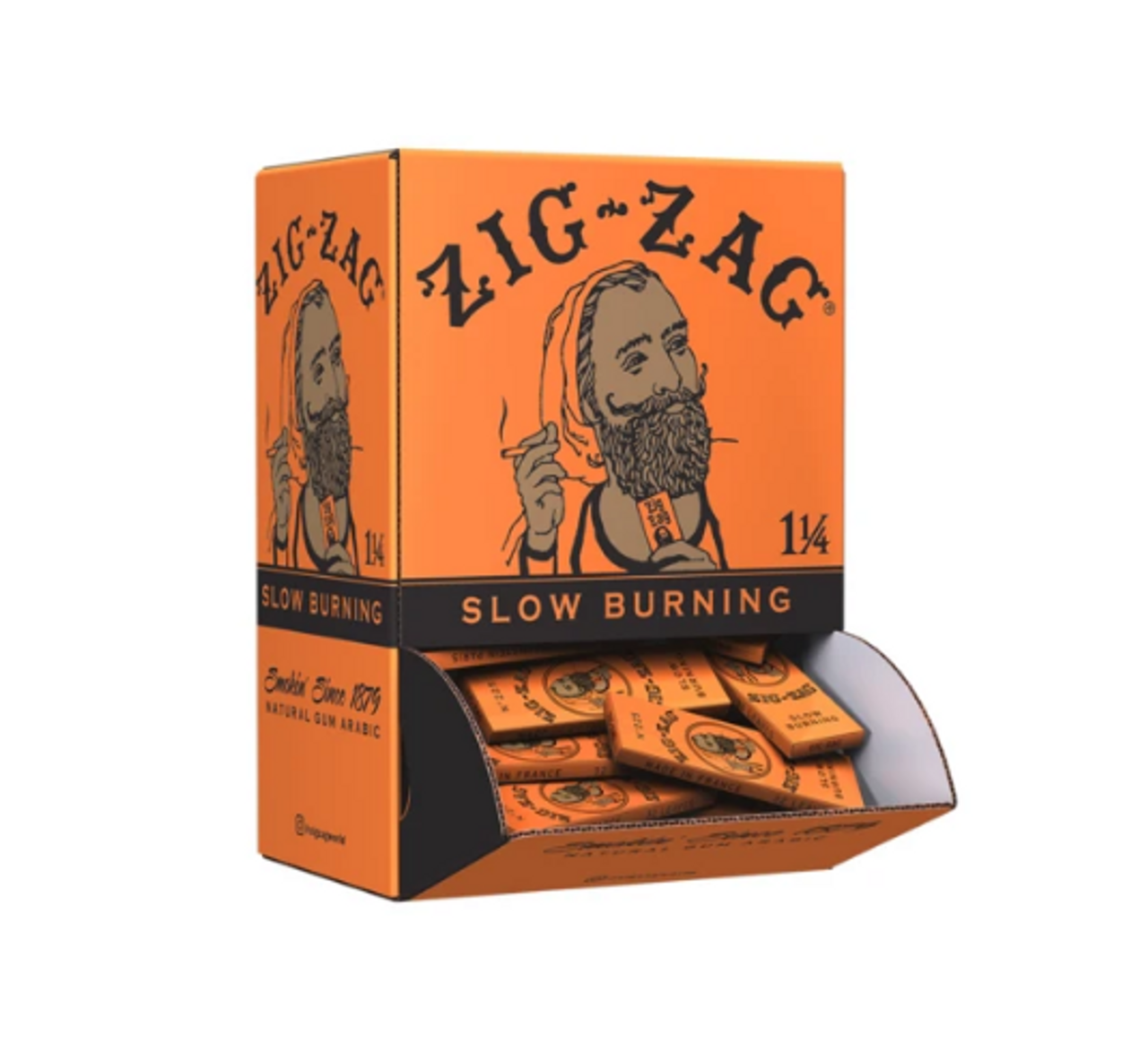 ZIG-ZAG ORANGE ROLLING PAPERS 1 1/4 (48 PACKS)