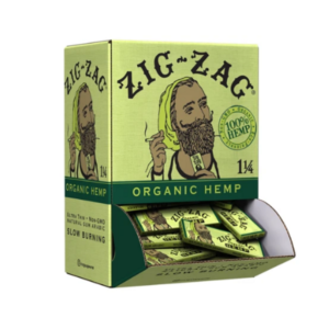 ZIG-ZAG ORGANIC HEMP PAPERS 1 1/4 (48 PACKS)