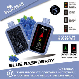 BLURRBAR 18000 PUFFS- BLUE RASSPBERRY