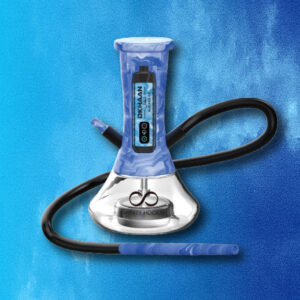 LIGHT BLUE INFINITY PORTABLE HOOKAH- DKHAAN