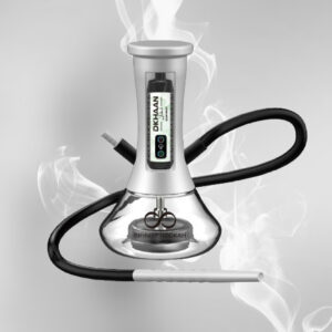 SILVER INFINITY PORTABLE HOOKAH- DKHAAN