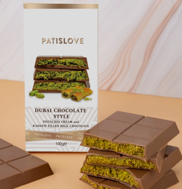 DUBAI CHOCOLATE 100G- PATISLOVE 10CT